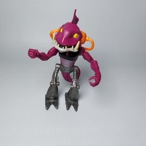 TMNT Fishface Action Figure 2012 Playmates Toys Nickelodeon Purple Robot Legs